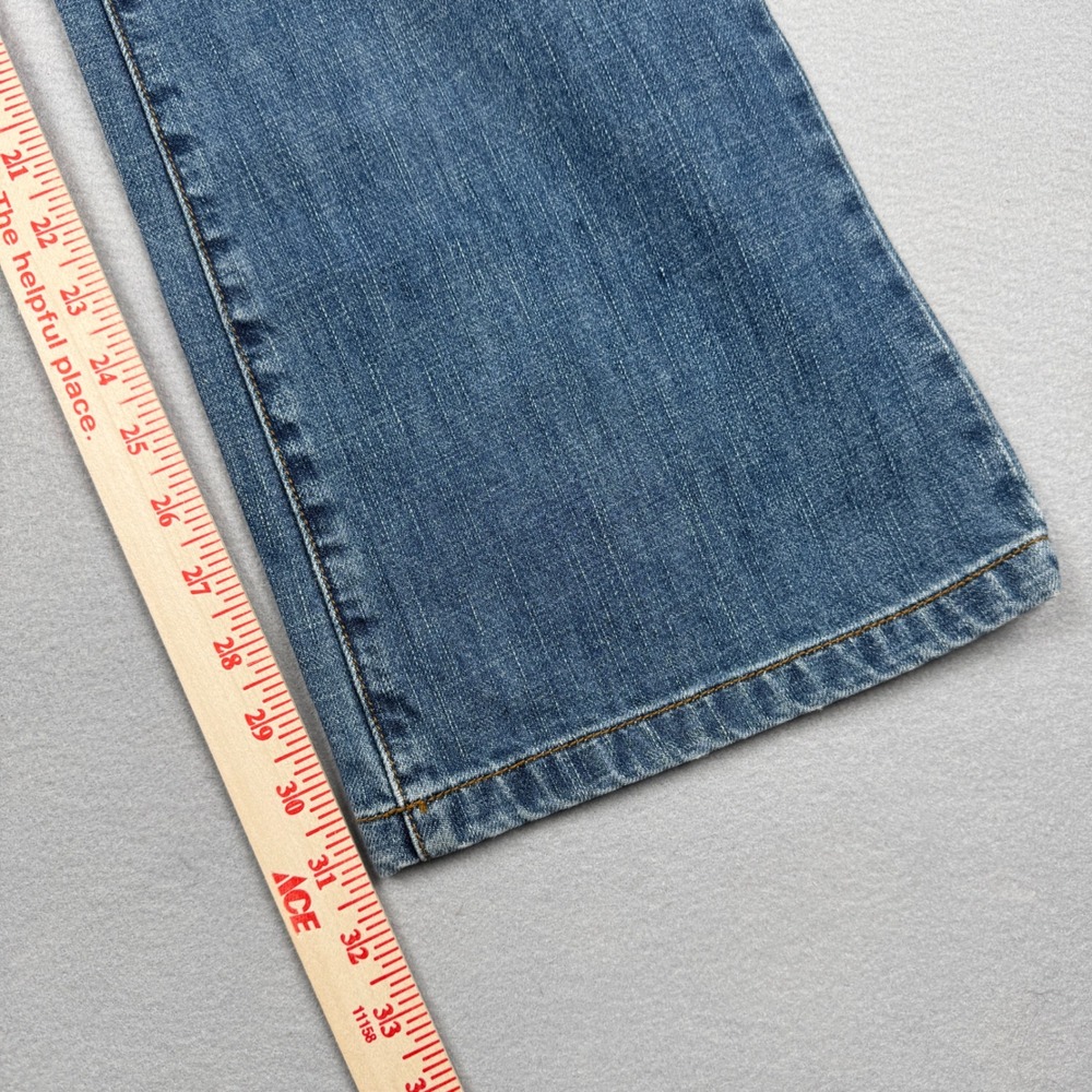 Guess‎ Jeans Mens 34 Medium Wash Bootcut Denim Blue Cotton Pants X8302400000 - Picture 7 of 10